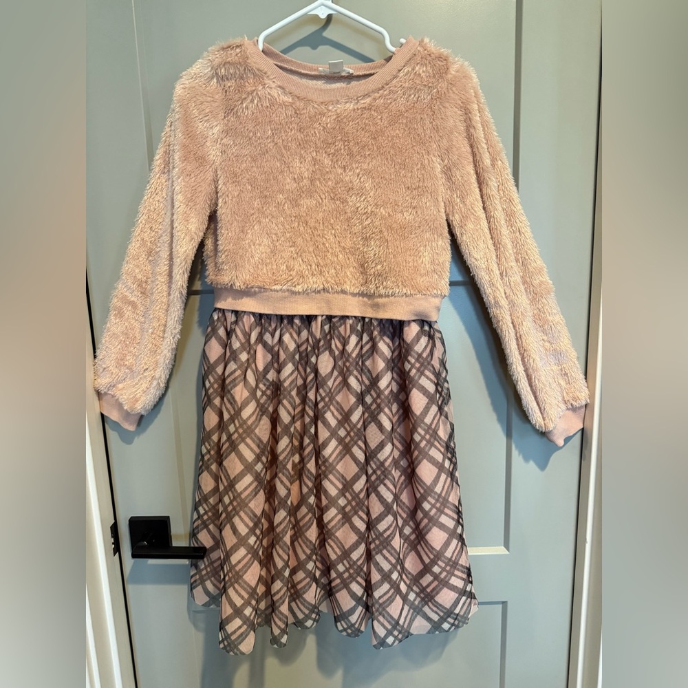 Knitworks Pink Sweater and Dress Set - Girls Large (10-12)